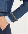 Summum Jeansjacke mit schmalen Fransen