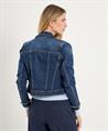 Summum Jeansjacke mit schmalen Fransen