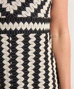 Summum Jersey Kleid Lurex Welle