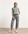 Summum konisch zulaufende Jeans mit Streifen