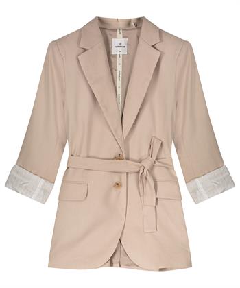 Summum Leinenblazer mit Gürtel