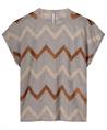 Summum Lurex Shirt Zickzack