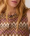 Summum Lurex Top Zickzack