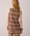Summum Lurex Top Zickzack