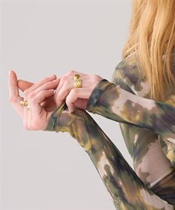 Summum Mesh Shirt Faded Print