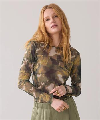 Summum Mesh Shirt Faded Print