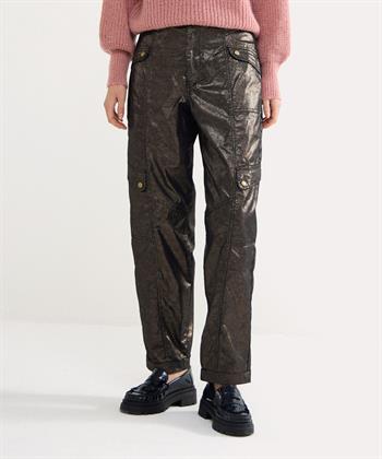 Summum Metallic beschichtete Cargohose