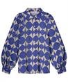 Summum Metallic Bluse zweifarbig