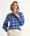 Summum Metallic Bluse zweifarbig