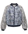 Summum Metallic Bomberjacke Jacquard