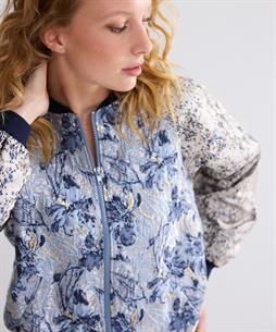 Summum Metallic Bomberjacke Jacquard