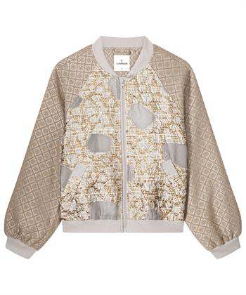 Summum Metallic Bomberjacke Jacquard