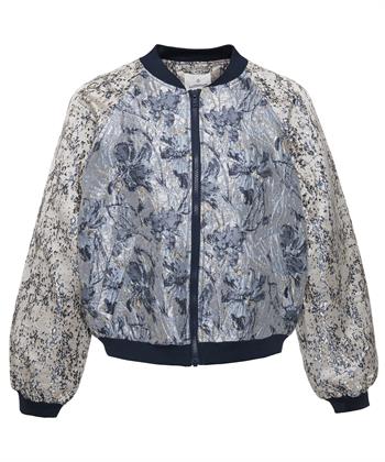 Summum Metallic Bomberjacke Jacquard