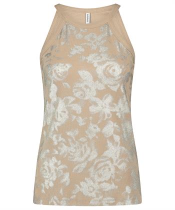 Summum Neckholder Singlet Metallic Print