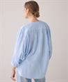 Summum Oversized Bluse Lurexstreifen