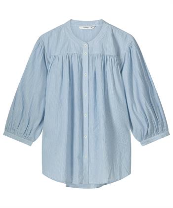 Summum Oversized Bluse Lurexstreifen