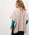 Summum Poncho mit Zopfmuster