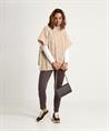 Summum Poncho mit Zopfmuster