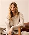 Summum Pullover 3D Blumen Strasssteine