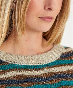 Summum Pullover Lurex-Streifen