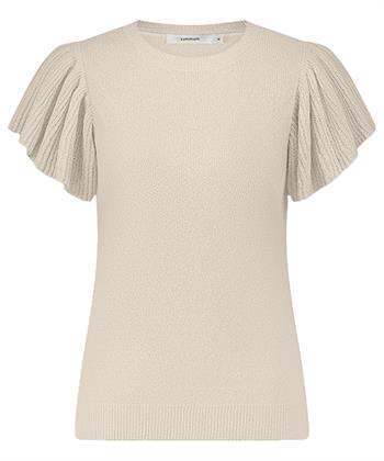 Summum Pullover Lurex Volantärmel