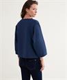 Summum Pullover Pailletten Blume