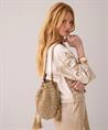 Summum Raffia Umhängetasche Lurex
