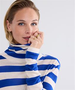 Summum Rollkragenshirt gestreift