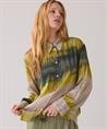 Summum Seidenbluse Tie-Dye-Streifen