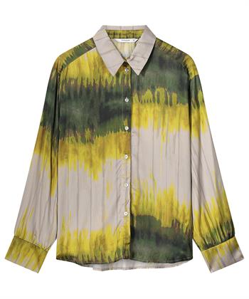 Summum Seidenbluse Tie-Dye-Streifen