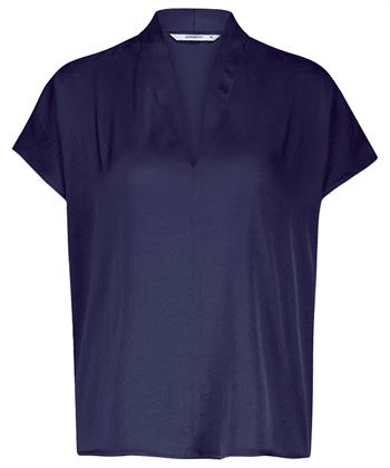 Summum Seidenbluse V-Ausschnitt
