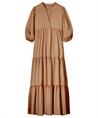 Summum Seidenkleid Volant