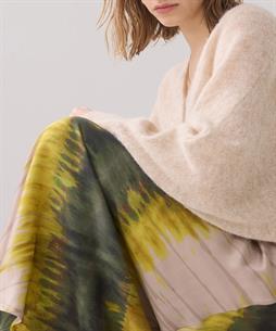 Summum Seidenrock Tie-Dye-Streifen