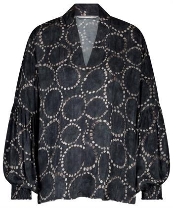 Summum seidige Bluse fancy dots
