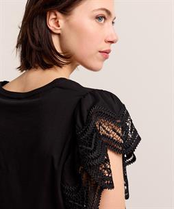 Summum Shirt Spitze Ärmel