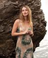 Summum silky tie-dye jurk