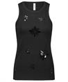 Summum Singlet Blume Pailletten