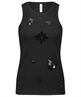 Summum Singlet Blume Pailletten