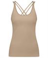 Summum Singlet gekreuzten Trägern lurex