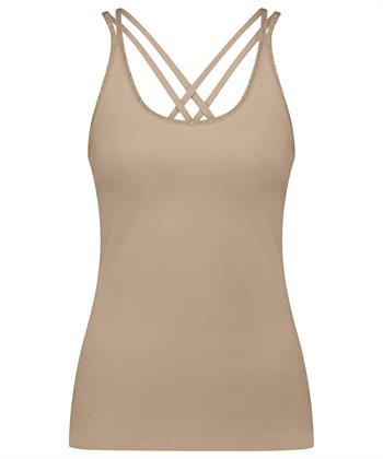 Summum Singlet gekreuzten Trägern lurex