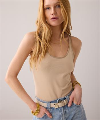 Summum Singlet gekreuzten Trägern lurex