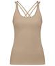 Summum Singlet gekreuzten Trägern lurex