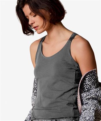 Summum Singlet Kreuzband Glitzer