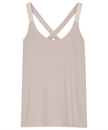 Summum Singlet Kreuzband Lurex