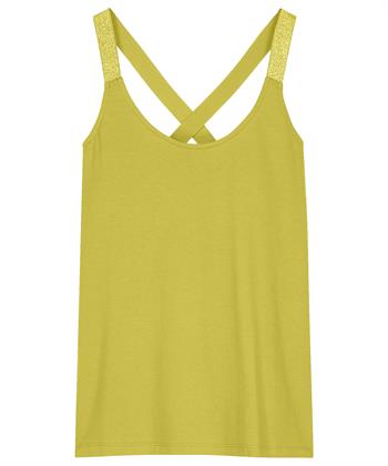 Summum Singlet Kreuzband Lurex