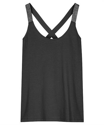 Summum Singlet Kreuzband Lurex