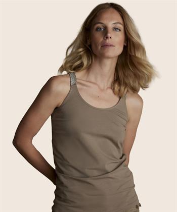 Summum Singlet Kreuzband Lurex