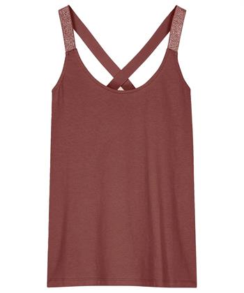 Summum Singlet Kreuzband Lurex
