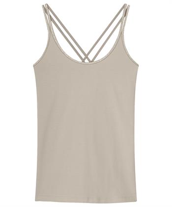 Summum Singlet mit gekreuzten Trägern lurex