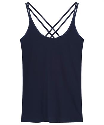 Summum Singlet mit gekreuzten Trägern lurex
